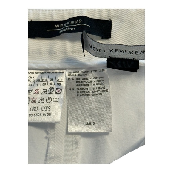 Holt Renfrew | Weekend Max Mara Wide Leg Cropped Pants - Size 4 - Picture 6 of 9